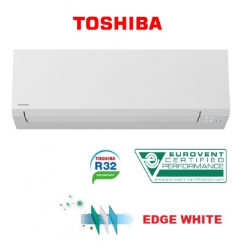 Toshiba Edge White 22000 BTU air-conditioning indoor unit